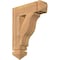 Ekena Millwork Funston Arts & Crafts Smooth Bracket, Western Red Cedar, 3 1/2"W x 14"D x 18"H BKT04X14X18FST03SWR - alternate 1